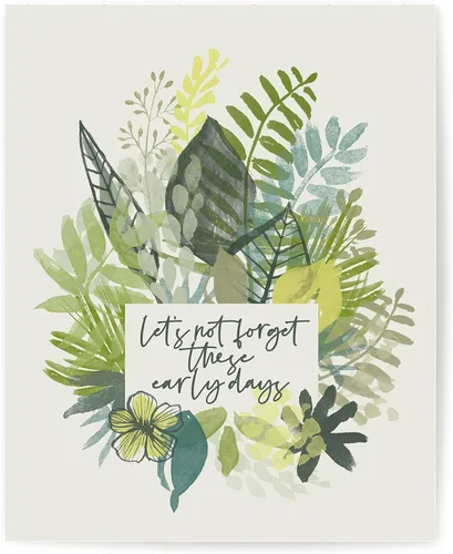 Vista 2 de Song Lyric - Póster para pared, diseño de acuarela de hojas y flores, decoración estética de granja bohemia, regalo para aniversario