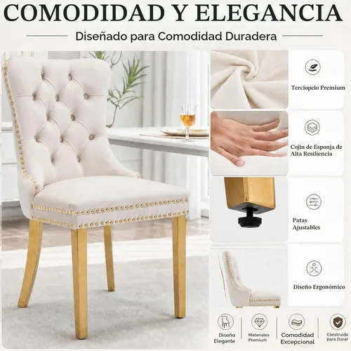 Vista 7 de HomVent Juego de mesa de comedor de mármol sintético de 68 pulgadas con 4 Mesa negra con 4 sillas beige