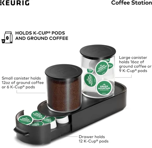 Vista 4 de Keurig - Carrusel para almacenar cápsulas de café, capacidad para hasta 36 K-Cup