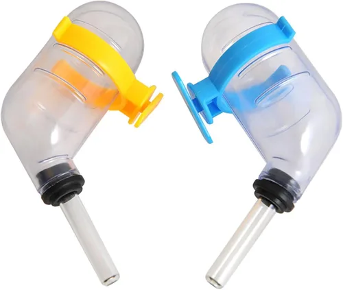 Vista 7 de Mini alimentador de botellas de agua antigoteo para hámsters, erizos, planeadores, ratas, ratas y otras mascotas y animales pequeños, dispensador