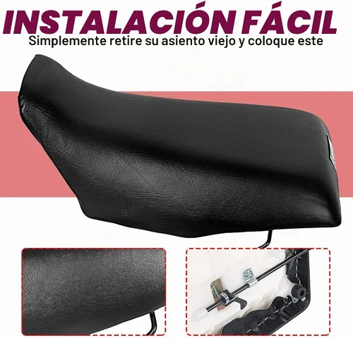 Vista 5 de HECASA Juego Completo de Asientos para ATV Nuevo Compatible con Honda TRX300 TRX 300 FW Fourtrax 4X4 1988-2000 Cómodo Resistente