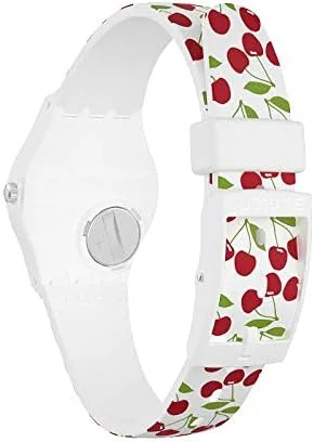 Vista 5 de Swatch Reloj CERISE MOI Unisex (Modelo LW167), Blanco, Pulsera