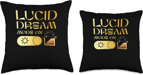 Vista 3 de Lucid Dream Mode On Spiritual Lucid Dreamer Gift Mode On Espiritual Lucid Dreamer Dreaming - Almohada de 16 x 16 pulgadas, multicolor