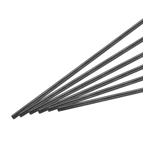 Vista 17 de MECCANIXITY Varilla de fibra de carbono, 0.020 in x 3.937 in para avión RC DIY herramienta ala tubo brazo cuadricóptero, paquete de 6