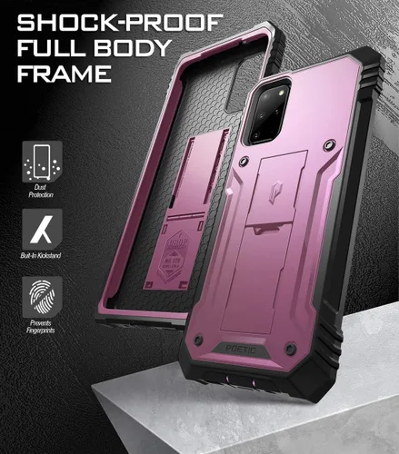 Vista 5 de Poetic Revolution Series - Funda para Samsung Galaxy S20 Plus/Galaxy S20+, cuerpo completo, resistente, de doble capa, a prueba de golpes