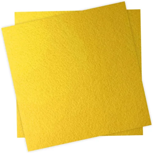 Vista 22 de Hojas de tela de fieltro de 6 x 6 pulgadas para manualidades, 0.039 in de grosor, papel de fieltro de colores surtidos para manualidades de costura