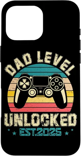 Vista 19 de iPhone XR Dad Level Unlocked EST.2025 Retro Style Case