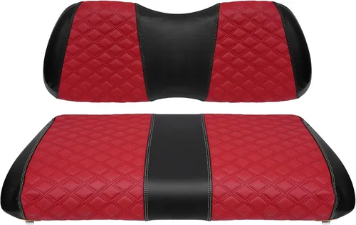 Vista 11 de Fundas de asiento delantero para carrito de golf para Yamaha Drive 2007-2016/Drive 2 2017+ Cojín de asiento universal OEM delantero, fundas de Negro