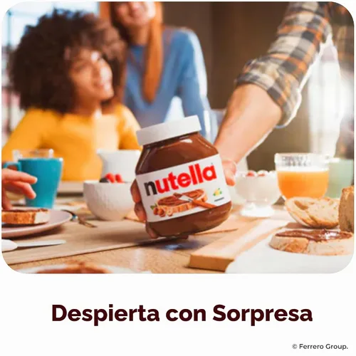 Vista 4 de Nutella Mini frascos para untar de avellana, 64 mini tarros, suministros para hornear, ideales para restaurantes y panaderías, 56.32 onzas en total