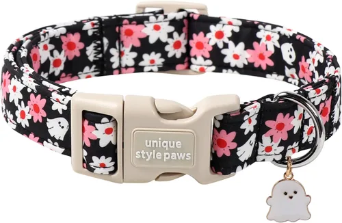 Vista 14 de Unique style paws Collar de perro con hebilla de plástico con colgante, collar de cachorro para primavera y verano, traje de baño para fiesta