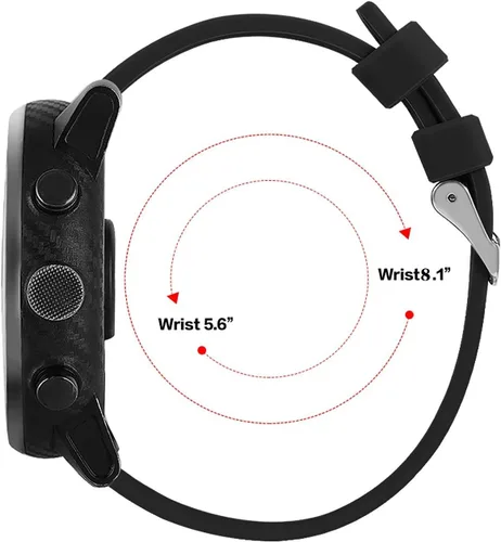 Vista 3 de E ECSEM Correas compatibles con Dirrelo GT01 - Correas de repuesto para reloj inteligente Dirrelo GT01, 6 unidades, 0.866 in, de liberación rápida