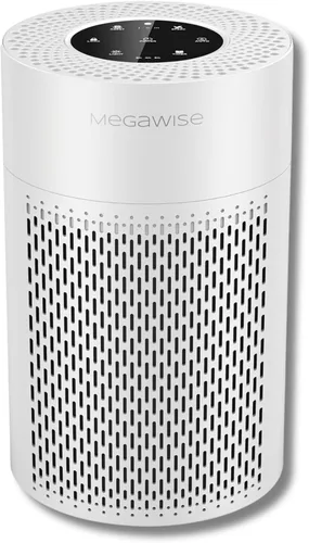 Vista 10 de MEGAWISE Purificador de aire inteligente para habitaciones grandes de hasta 1080 pies cuadrados Versión actualizada 2022 Filtro HEPA verdadero