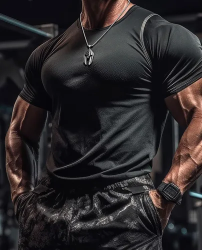 Vista 5 de Gymish Lifestyle Collar con colgante de entrenamiento, colgante de guerrero espartano, autodisciplina, trabajo duro, dedicación, regalo motivacional