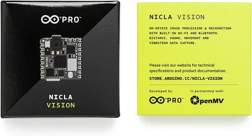 Vista 5 de Arduino Nicla Vision [ABX00051] - Placa de IA Compact Vision con cámara de 5MP, procesamiento de IA Edge y conectividad integrada para aplicaciones