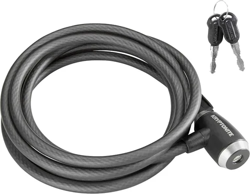Vista 10 de Kryptonite KryptoFlex - Cable de bloqueo de bicicleta, 2 pies, 6 pies, 10 pies de largo, 0.472 in de grosor, cable de acero trenzado resistente