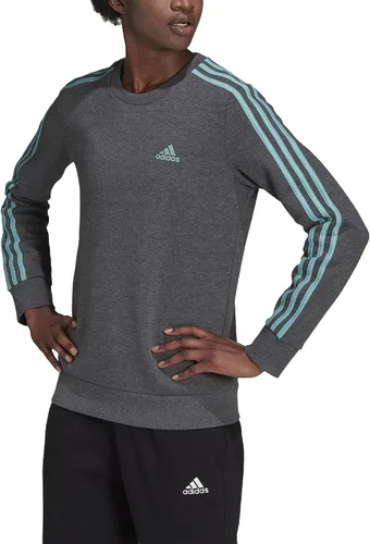 Vista 70 de adidas Sudadera Essentials de forro polar con 3 rayas para mujer