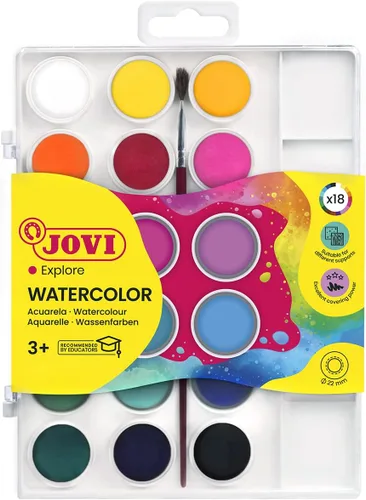 Vista 8 de Jovi 800/6, estuche para acuarela, multicolor, 6 unidades (paquete de 1)