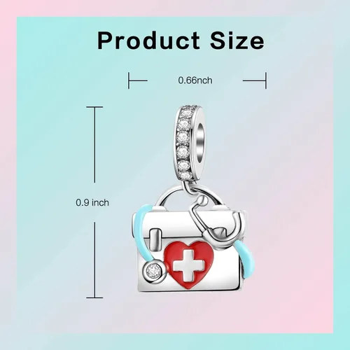 Vista 82 de LUXILLA Abalorio de plata de ley 925 para madre, hija, abuela, para familia, amor, madre, hija, abuela, para pulseras, collares, dijes, abalorios