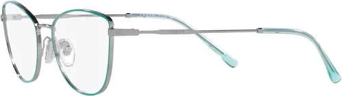 Vista 3 de Vogue Eyewear Women's Vo4273 Cat Eye Prescription Eyewear Frames Lente superior verde agua/plomizo/demo