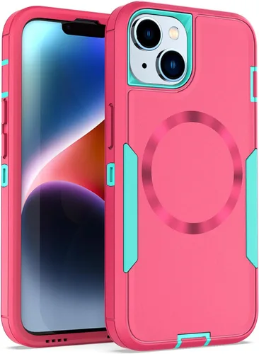 Vista 17 de Diseñada para iPhone 14 Pro, protección magnética contra caídas resistente, compatible con MagSafe, a prueba de polvo, no se decolora, no se pone