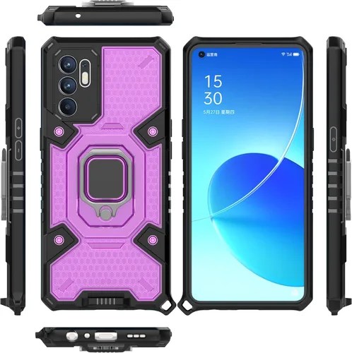 Vista 56 de Funda para 1+ Nord 2 5G, funda para OnePlus Nord 2 5G con funda de soporte, color azul