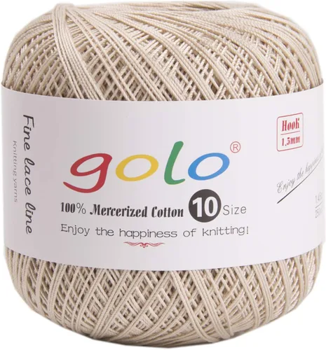Vista 127 de Golo - 3 bolas de hilo de ganchillo tamaño 10, hilo de crochet para tejer a mano 102