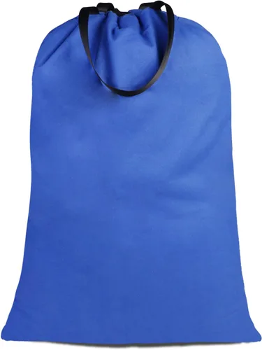 Vista 9 de Sanlykate Bolsa grande de lona de algodón con cordón y asas, organizador de ropa sucia resistente y duradero, bolsa de almacenamiento resistente a