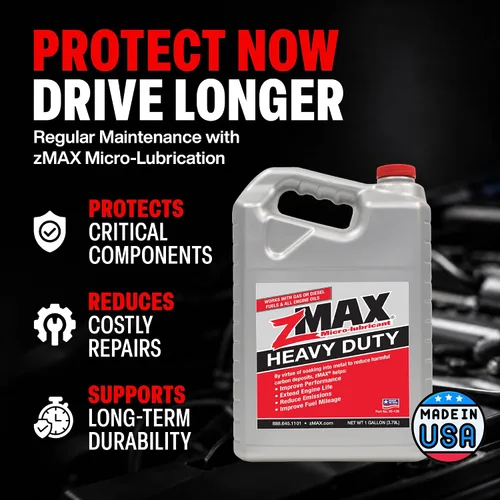 Vista 2 de zMAX 55-128 - Fórmula multiusos de servicio pesado para sistemas de motor y combustible - Fácil de usar - Reduce la acumulación de carbono - Lubrica