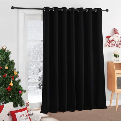 Vista 46 de RYB HOME Cortinas portátiles para puerta con privacidad, cortinas opacas y aislantes térmicas para dormitorio, armario, sala de estar, comedor, Beige