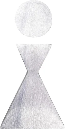 Vista 3 de Montague Metal Products - Letrero de baño para negocios - Baño para hombres - Baño de mujer - Señales de baño de metal - Fácil de instalar