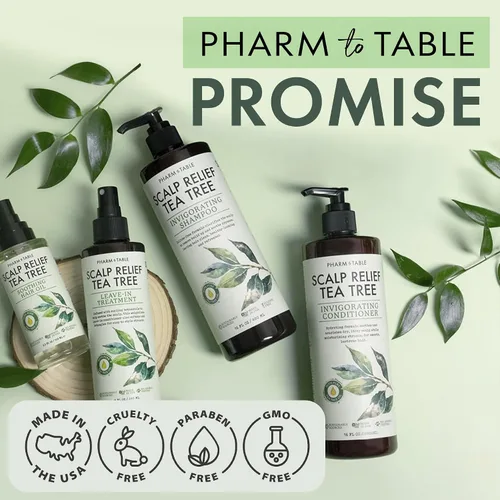 Vista 7 de Spray acondicionador sin enjuague – Tratamiento del cuero cabelludo del árbol de té (paquete de 2) – Anti-caspa, alivio del cuero cabelludo seco