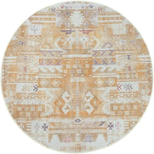 Vista 54 de GLN Rugs Traditional Collection - Alfombra de felpilla lavable a máquina, tradicional lavable, antideslizante, alfombra de felpilla de pelo corto