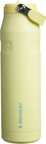 Vista 75 de STANLEY - Botella de agua IceFlow Flip Straw 2.0 con pajilla abatible, abertura más grande, acero inoxidable aislado, sin bisfenol A, 16 onzas