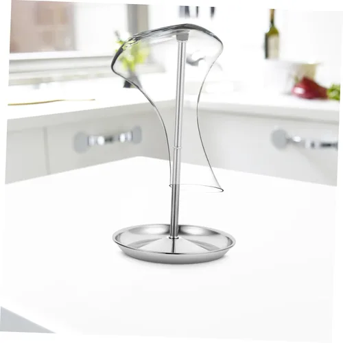 Vista 2 de Didiseaon Soporte para decantador, base de secado para decantador de vino, soporte a prueba de herrumbre para bar en casa