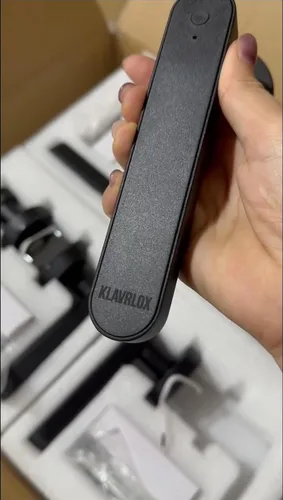 Vista 3 de Manija de puerta inteligente, huella digital biométrica y teclado, cerrojo impermeable, control de aplicación Bluetooth, bloqueo automático