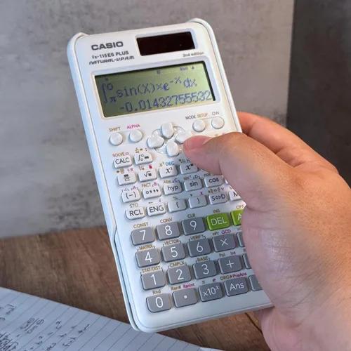Vista 5 de Casio fx-115ES Plus 2ª edición – Calculadora científica avanzada Más de 280 funciones, pantalla Natural Textbook Display℠ Ideal