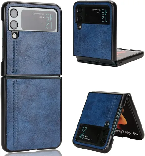 Vista 255 de Funda para Vivo iQOO Z1x 5G, funda para Vivo iQOO Z1x 5G Funda de piel sintética con funda 3 en 1, color azul