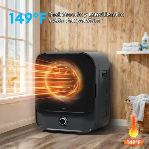 Vista 8 de TABU Juego combinado de lavadora y secadora, secadora compacta de 2.6 pies cúbicos con bañera interior de acero inoxidable y lavadora compacta