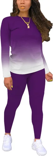 Vista 4 de Nimsruc Conjuntos de dos piezas para mujer casual 6536 Negro