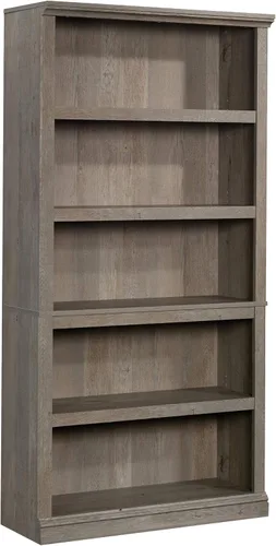 Vista 20 de Estantería de 5 niveles de Sauder, estantería de madera multiusos para oficina en casa, sala de estar, en castaño tiza
