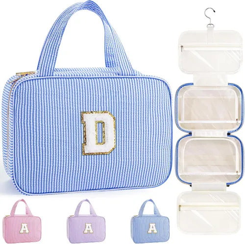 Vista 49 de TOPEAST Regalos de Navidad para Mujeres, Adolescentes y Niñas - Bolsa de Aseo Colgante de Viaje y Bolsa de Maquillaje, Bolsa de Aseo Personalizada