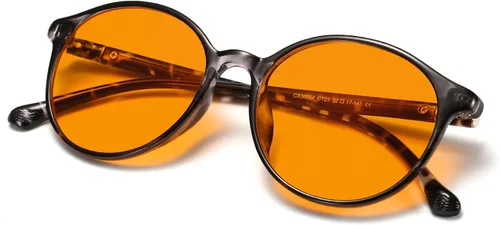 Vista 7 de LIKSMU Gafas de bloqueo de luz azul para computadora, juegos, TV, teléfono, gafas para dormir, mujeres y hombres, filtro profesional anti fatiga