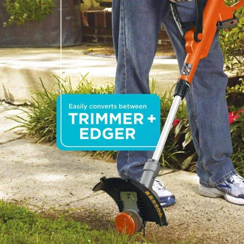 Vista 8 de Black+Decker LST300 - Cortadora y cortadora de bordes de litio de 12 pulgadas / 30.48 cm., 20 V