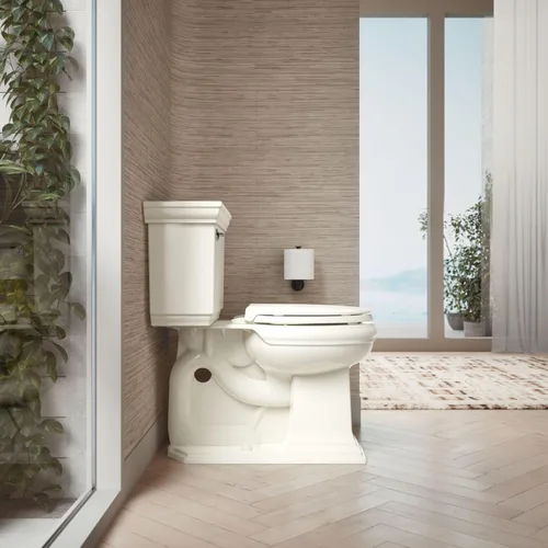 Vista 4 de KOHLER 4639-RL-96 Cachet ReadyLatch - Asiento de inodoro redondo de cierre suave, color crema (Biscuit)