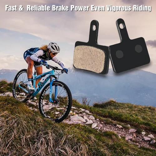 Vista 7 de 4 pares de pastillas de freno para bicicleta, pastillas de freno para bicicleta con herramientas de instalación compatibles con pastillas de freno