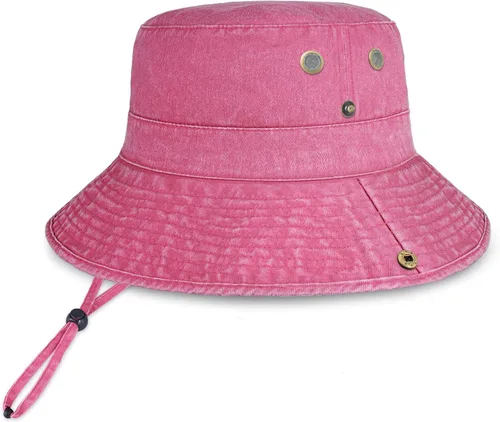 Vista 25 de CHOK.LIDS Sombrero clásico de algodón de ala ancha con cuerda ajustable unisex sombrero de sol ligero para viajes al aire libre