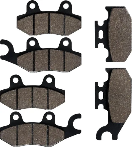 Vista 9 de LOCOPOW Pastillas de freno Rhino 660 700 Delanteras y traseras para Yamaha YXR660 4x4 2004-2007 Raptor 700 700R YFM700 2006-2012 Rhino 450 YXR450