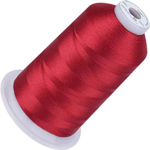Vista 39 de Simthread 5500 yardas de hilo de bordar, 5000M de alto rendimiento 40WT 100% hilo de poliéster – 170+ colores vívidos, clasificado de alta velocidad