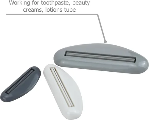 Vista 7 de EIKS 6 juegos de clips exprimidores de tubos para pasta de dientes, crema de manos, tubo de pintura, cosméticos, fácil de presionar y reduce
