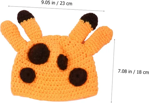 Vista 2 de Didiseaon 1 Set Giraffe Photo Suit Elastic Costume Infant Clothing Adorable Costume Props Newborn Skin- Friendly Shorts Baby Suits Baby Clothing